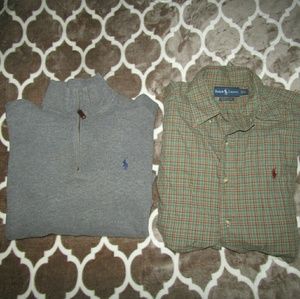 Polo pullover sweater bundle